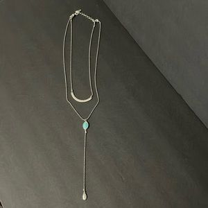 LUCKY BRAND DOUBLE LAYERED NECKLACE